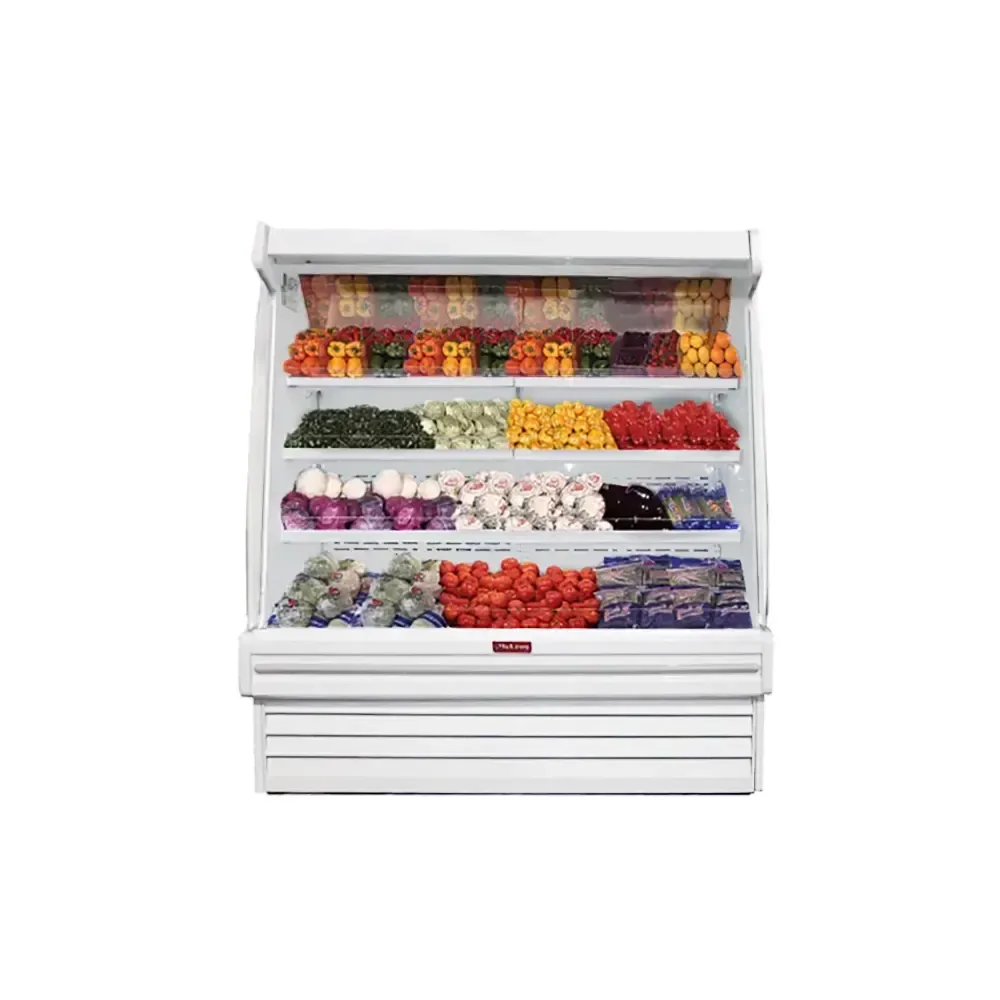 Howard-McCray SC-OP35E-8S-S-LED 99″ Vertical Produce Open Air Cooler w/ (3) Levels, 115/208-230v