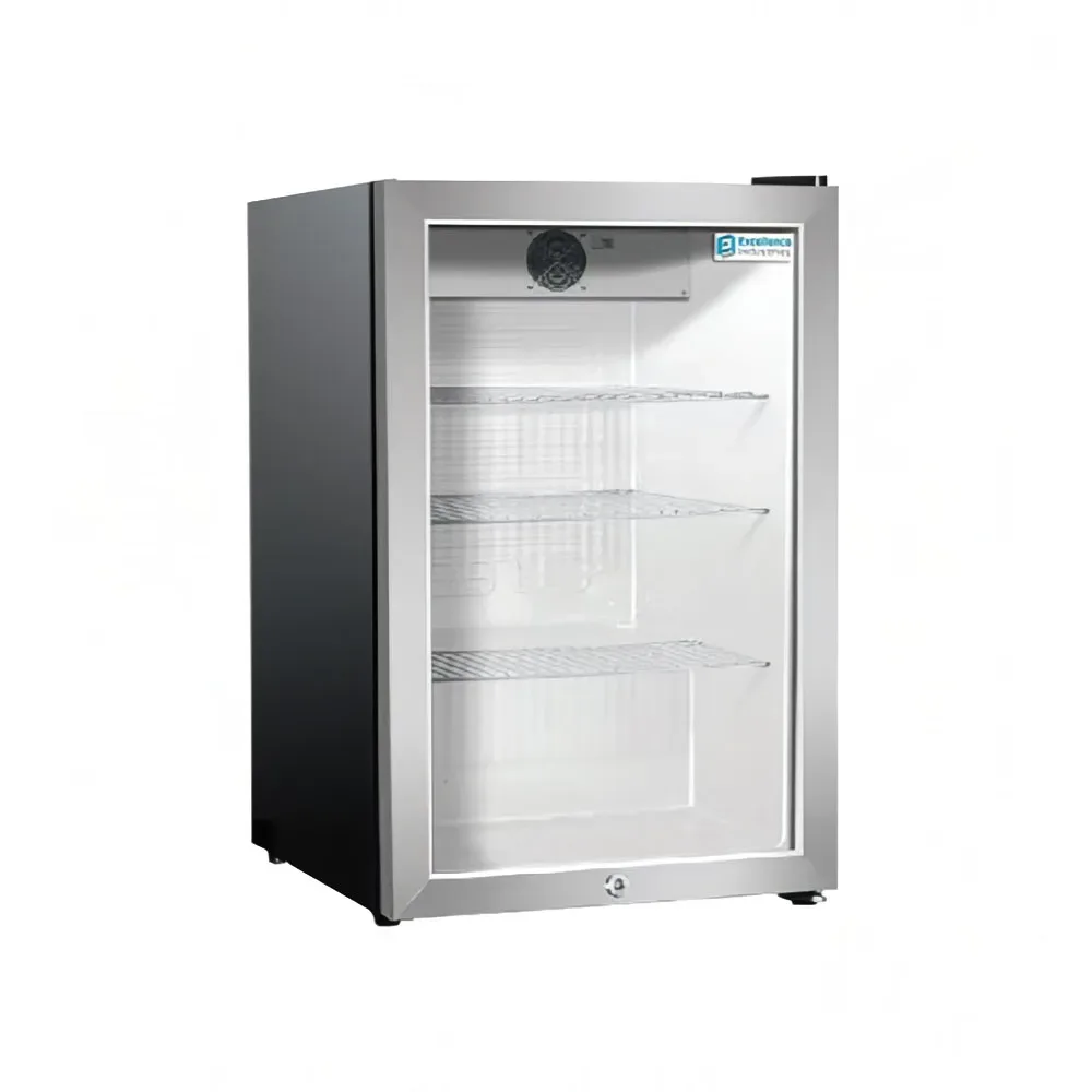Excellence Industries 17″ Countertop Refrigerator w/ Front Access – Swing Door, Black, 115v
