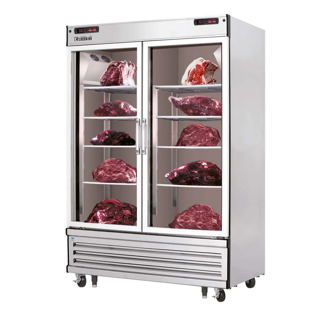 Everest EDA2 54″ Two Section Meat Aging & Thawing Cabinet, 50.0 cu. ft.