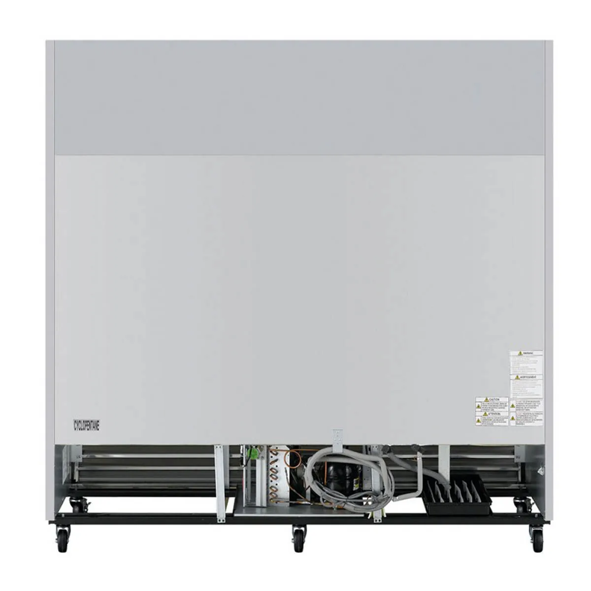 Turbo Air TSR-72SD-N 81″ Three Section Super Deluxe Reach-In Refrigerator w/ 3 Solid Doors, Bottom Mount, 64 cu. ft. 4