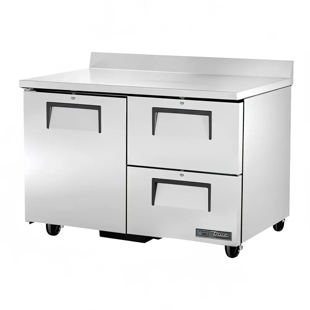 True TWT-48D-2-HC 48″ Worktop Refrigerator w/ (2) Sections & (2) Drawers, 115v