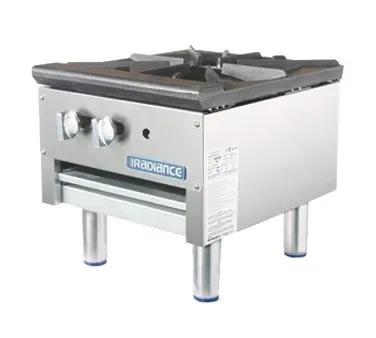 Turbo Air TASP-18S 18″ Gas Stock Pot Range w/ (1) Three Ring Burner, Low Height, 79.000 BTU