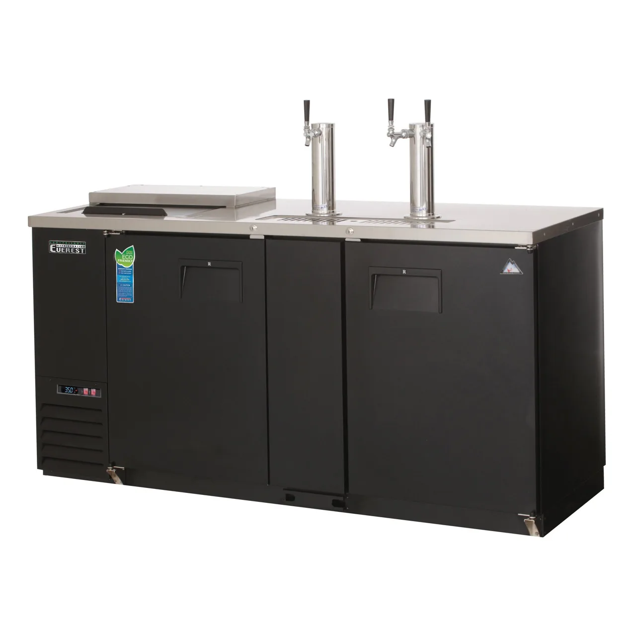 Everest EBD3-CT 68″ Club Top Direct Draw Keg Refrigerator, 3 Keg