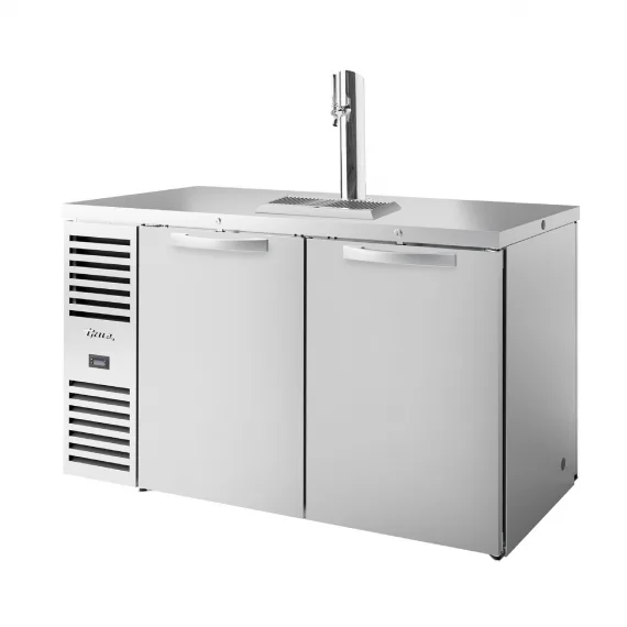 True TDR60-PTSZ1-L-S-SS-SS-1 60″ Two Section Stainless Steel Pass-Thru Draft Beer Cooler