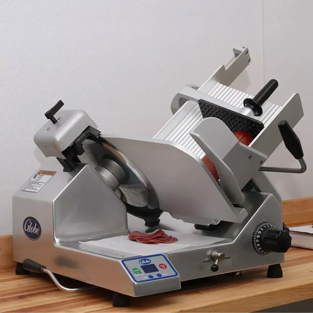 Globe S13A Automatic Meat & Cheese w/ 13″ Blade, Belt Driven, Aluminum, 1/2 hp 3