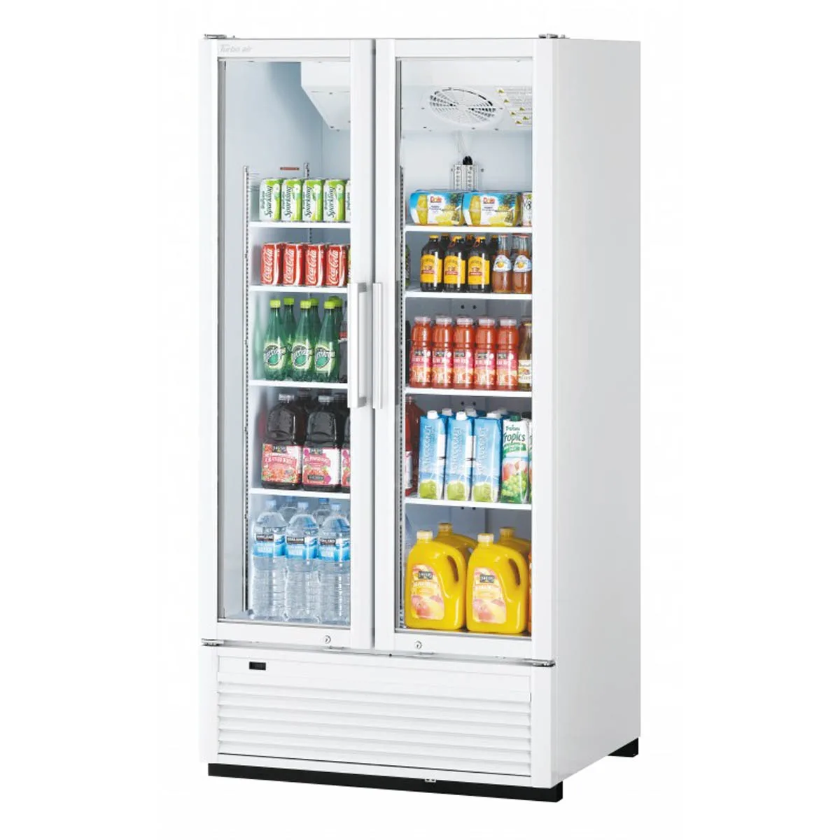 Turbo Air TGM-35SDH-N 39″ 2-Section Merchandiser Refrigerator w/ Glass Door, 31.7 cu. ft.
