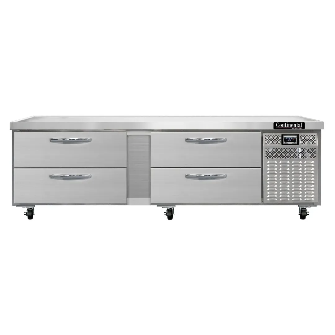Continental Refrigerator D84GFN 84″ 4 Drawers Freezer Chef Base w/ Marine Edge, 115 V.