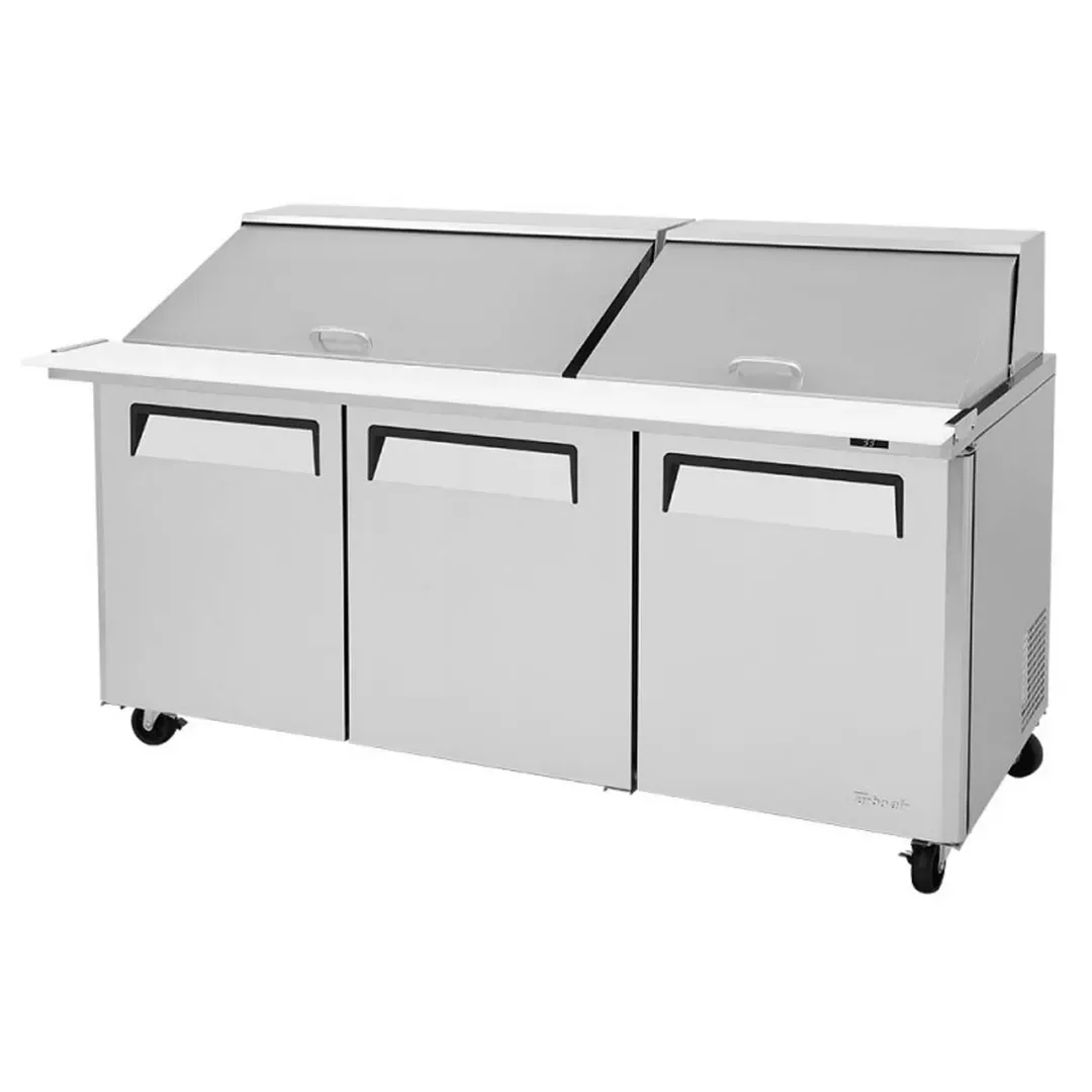 Turbo Air MST-72-30-N 72″ Mega Top Sandwich/Salad Prep Table w/ 3 Doors, 30 Pans 5