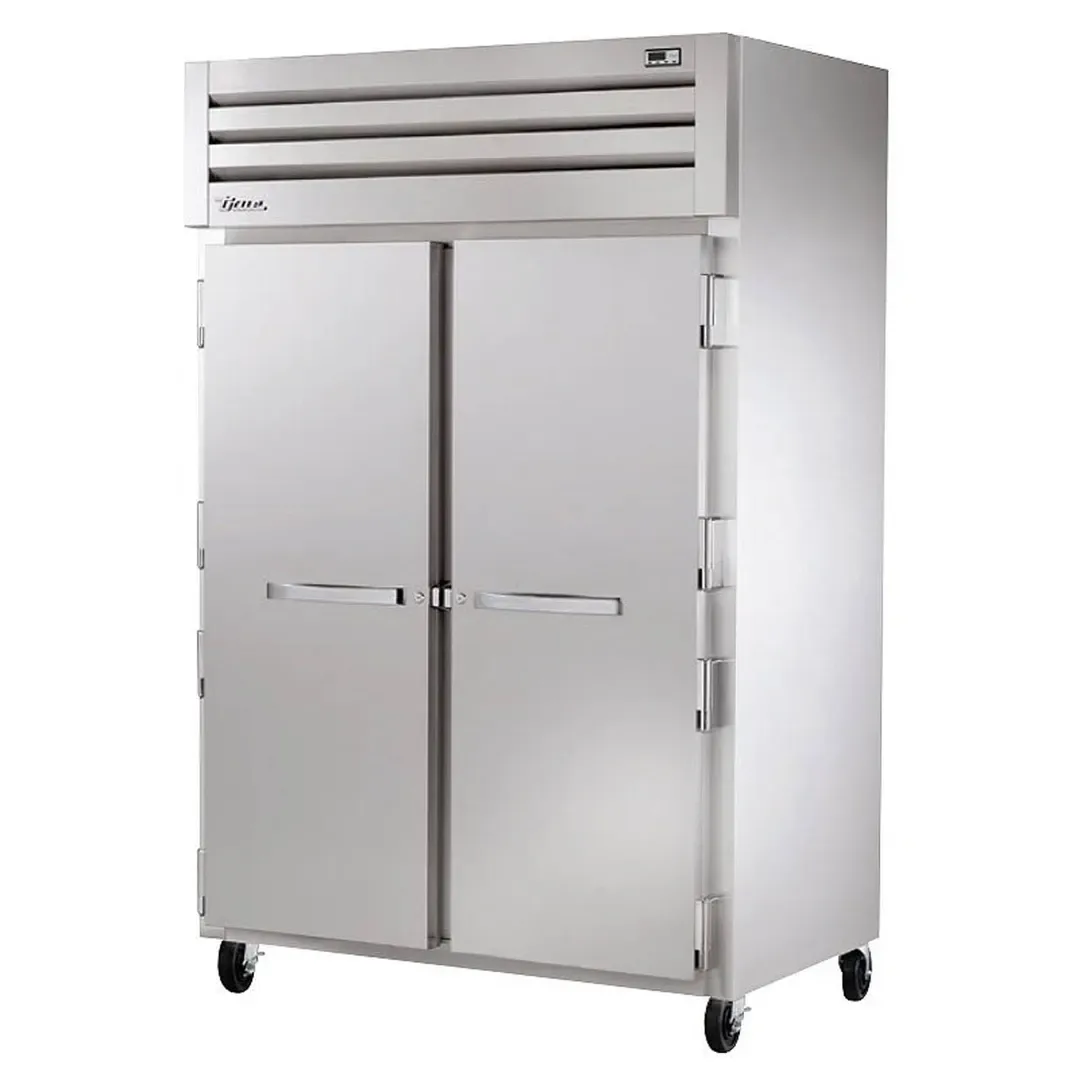 True STG2F-2S-HC 52″ Two Section Reach-In Freezer w/ 2 Solid Doors, Stainless Steel Front Aluminum Sides, 115 V.
