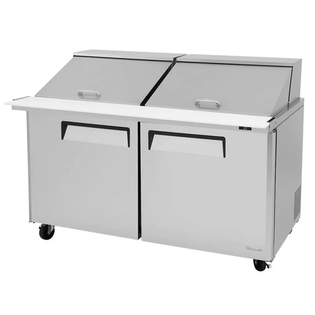 Turbo Air MST-60-24-N 60″ Mega Top Sandwich/Salad Prep Table w/ 2 Doors, 24 Pans 3