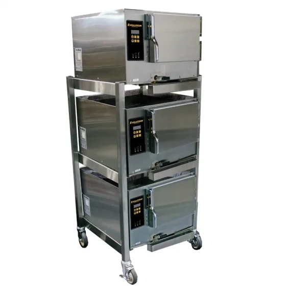 AccuTemp E32403E110 TPL Electric Convection Steamer w/ 3 Compartments, Boilerless, Floor