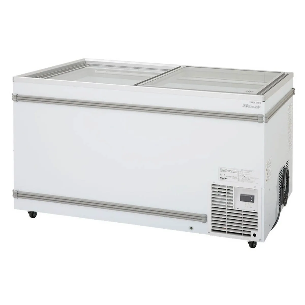 Turbo Air TFS-20F-N 57″ Island Glass Chest Freezer, 20.29 cu. ft.
