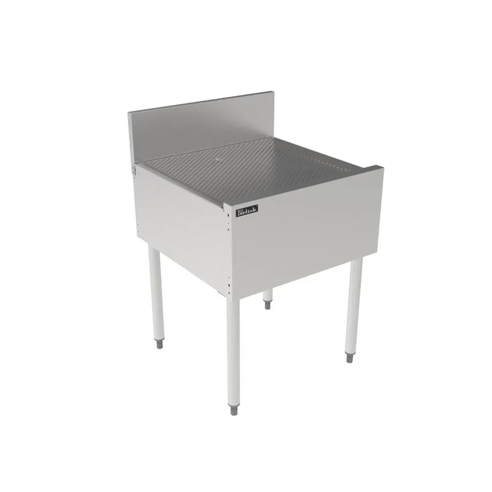 Perlick TSF24DB Underbar Freestanding Drainboard – 6″ Backsplash, 24″ x 24″ 2