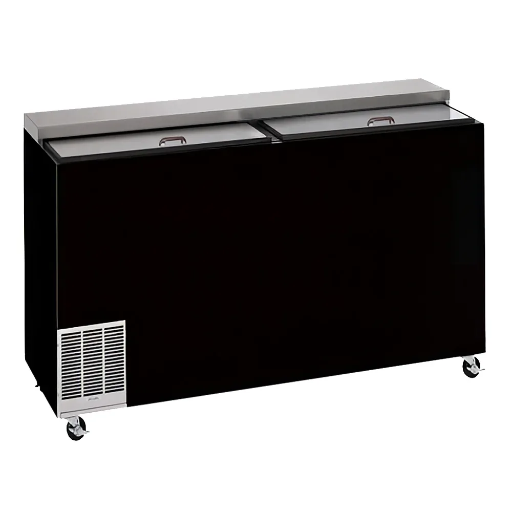 Perlick FR60RT-BS-STK 2 Section Glass Chiller w/ 286 Mug Capacity, Black, 120v