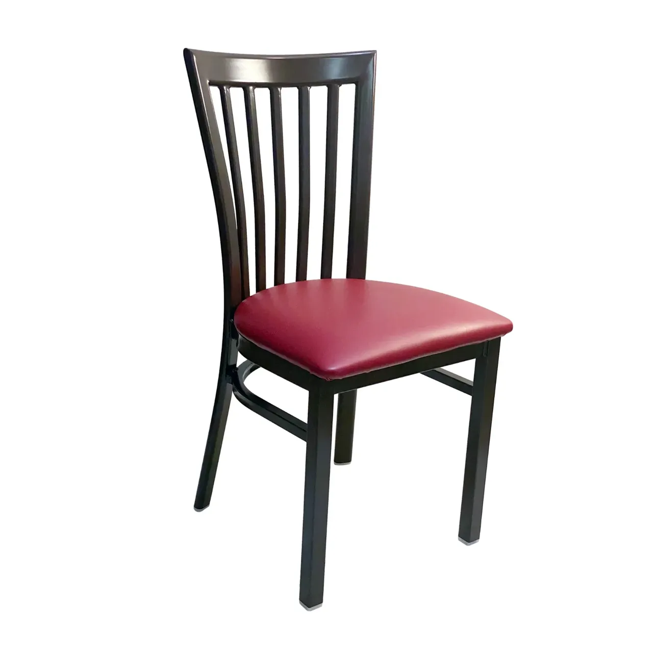 AAA Furniture Wholesale 327 GR4 Indoor Side Chair with 5-Slat Back and Upholstered Seat