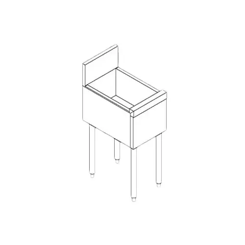 Perlick TS12U 12-in TS Series Insulated Storage Chest w/ Legs, Stainless