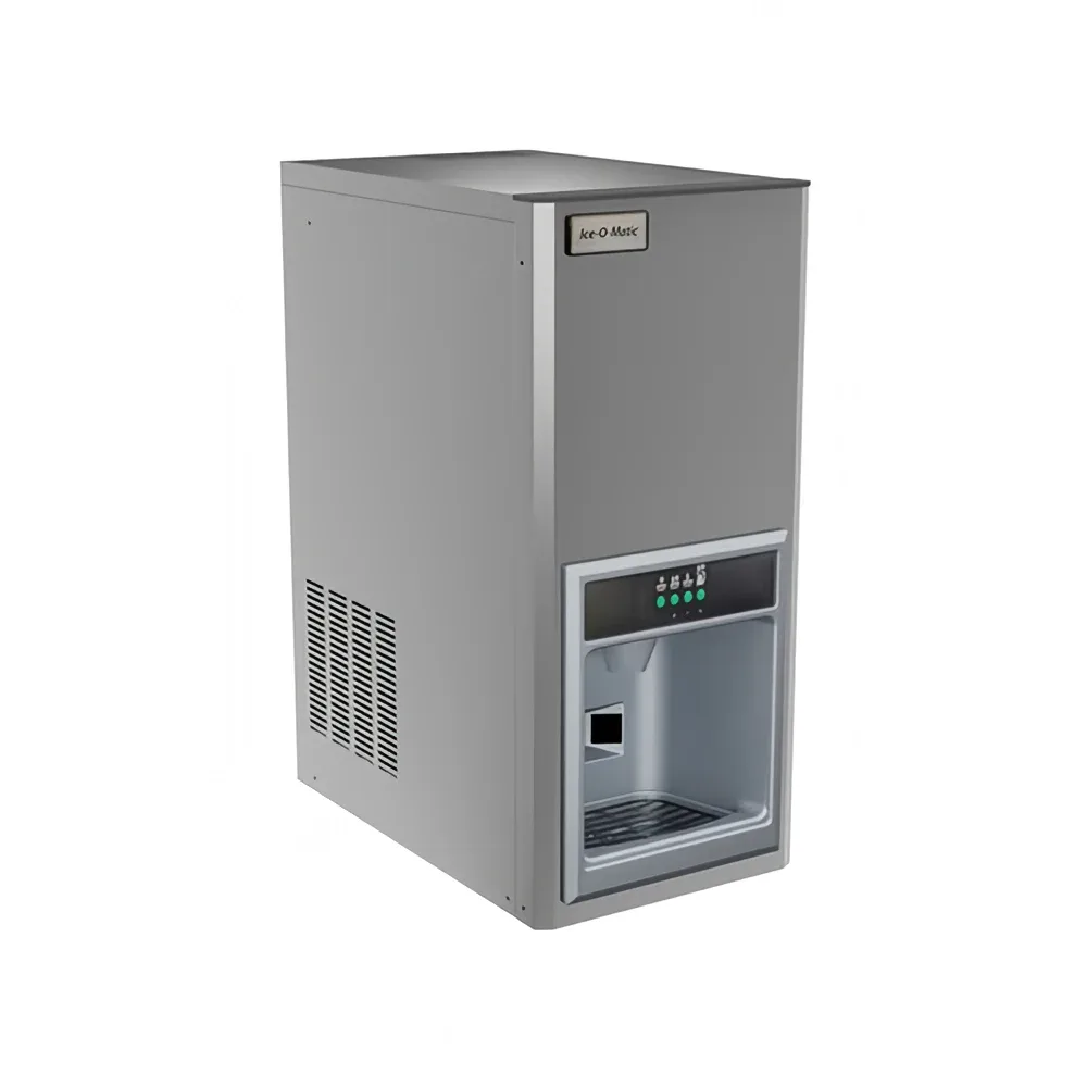 Ice-O-Matic GEMD270A2 273 lb Countertop Water & Nugget Ice Dispenser – 12 lb Storage, Cup Fill, 115v