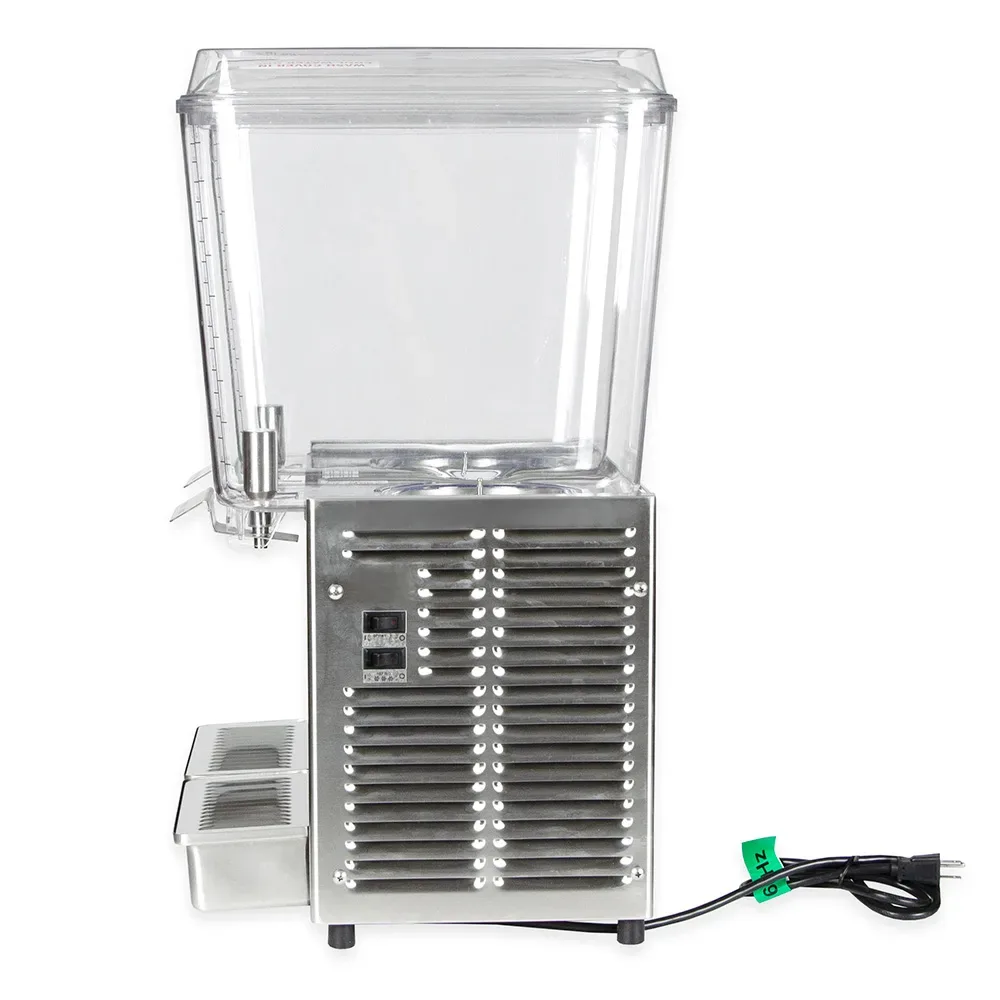 Crathco D25-3 Refrigerated Drink Dispenser w/ (2) 5 gal Bowls, Pre Mix, 115v 4