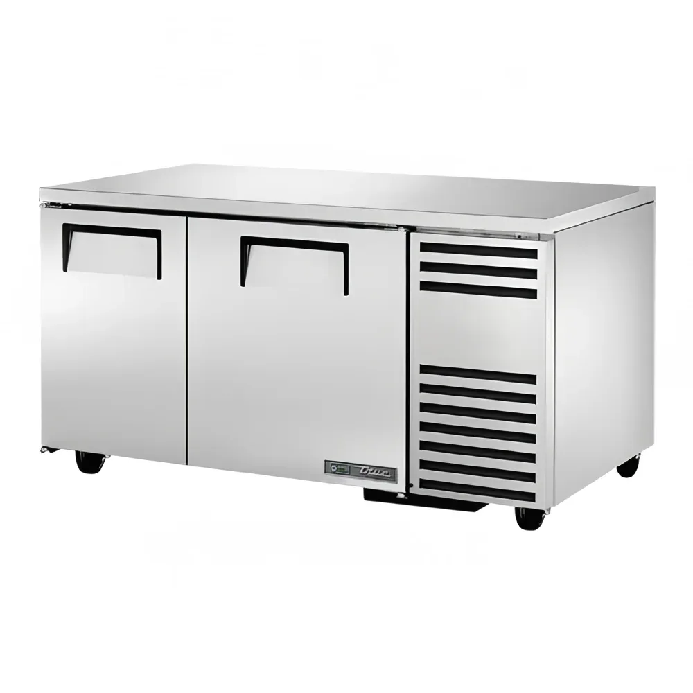 True TUC-60-32-HC 60″ W Undercounter Refrigerator w/ (2) Sections & (2) Doors, 115v