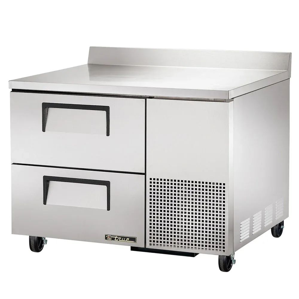 True TWT-44D-2-HC 45″ Worktop Refrigerator w/ (1) Section & (2) Drawers, 115v