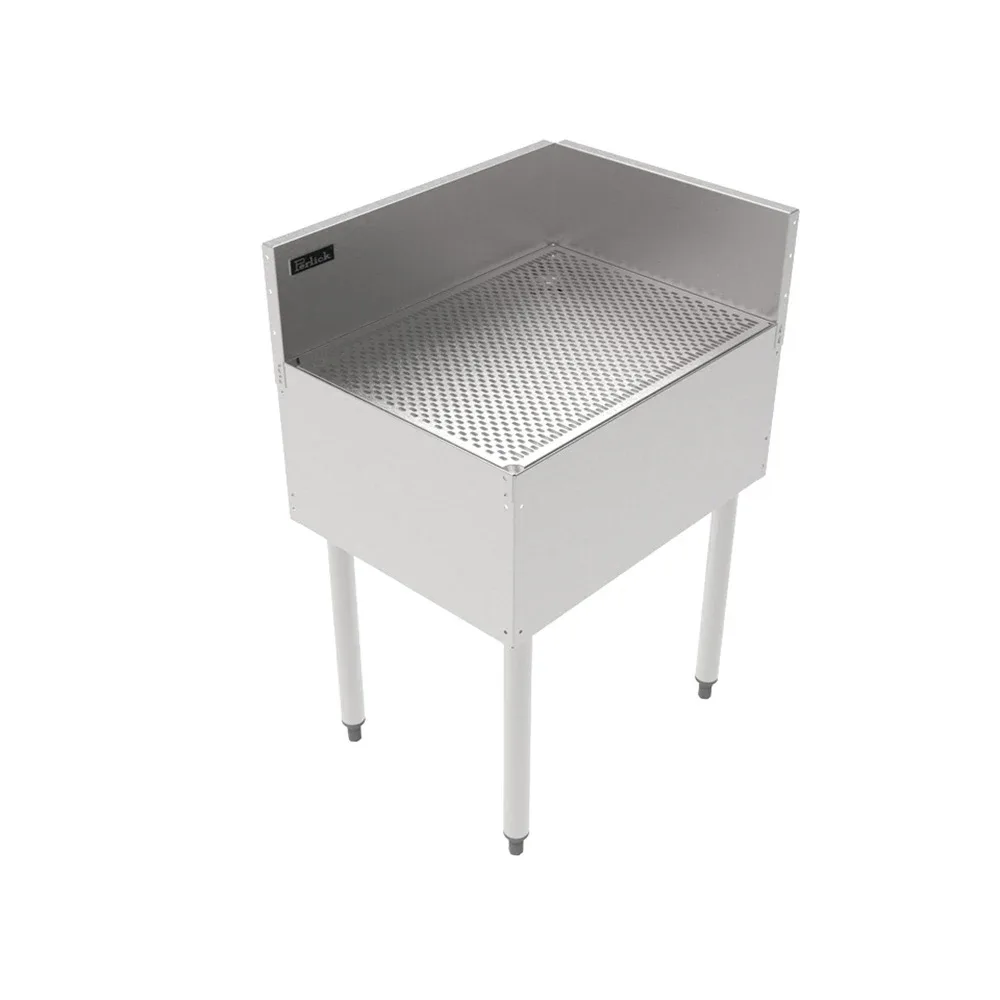 Perlick TS90LIC Underbar Freestanding Drainboard – 6″ Backsplash, 24″ x 18 9/16″ 2