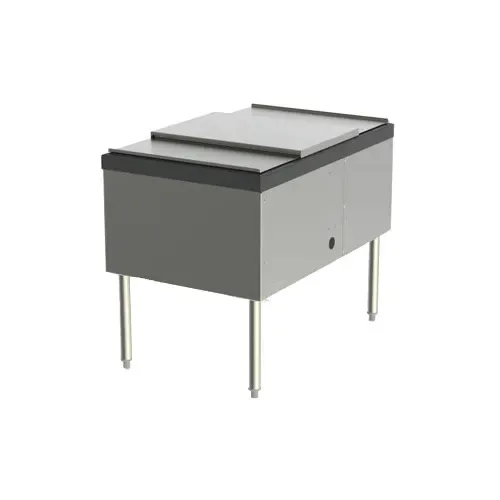 Perlick SS24IC20 24-in Pass Thru Ice Chest Service Station w/ 20 Circuit Cold Plate, 114-lb