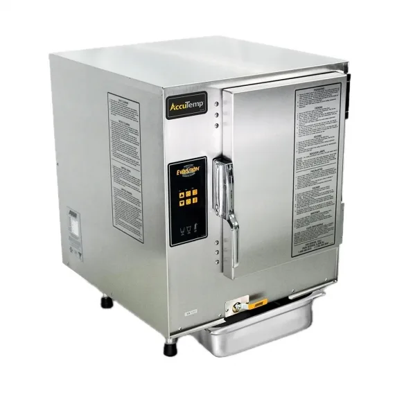 AccuTemp E62083D100 Countertop Electric Boilerless Convection Steamer w/ 6 Pans, 10kW, 208/3ph