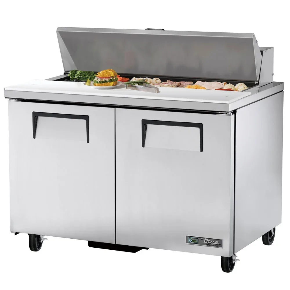 True TSSU-48-12-HC 48″ TSSU Series Sandwich/Salad Prep Table w/ Refrigerated Base, 115v