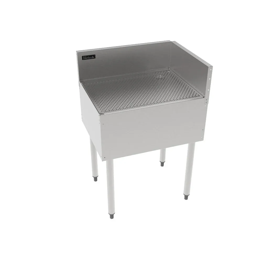 Perlick TSF19DB Underbar Freestanding Drainboard – 6″ Backsplash, 19″ x 24″