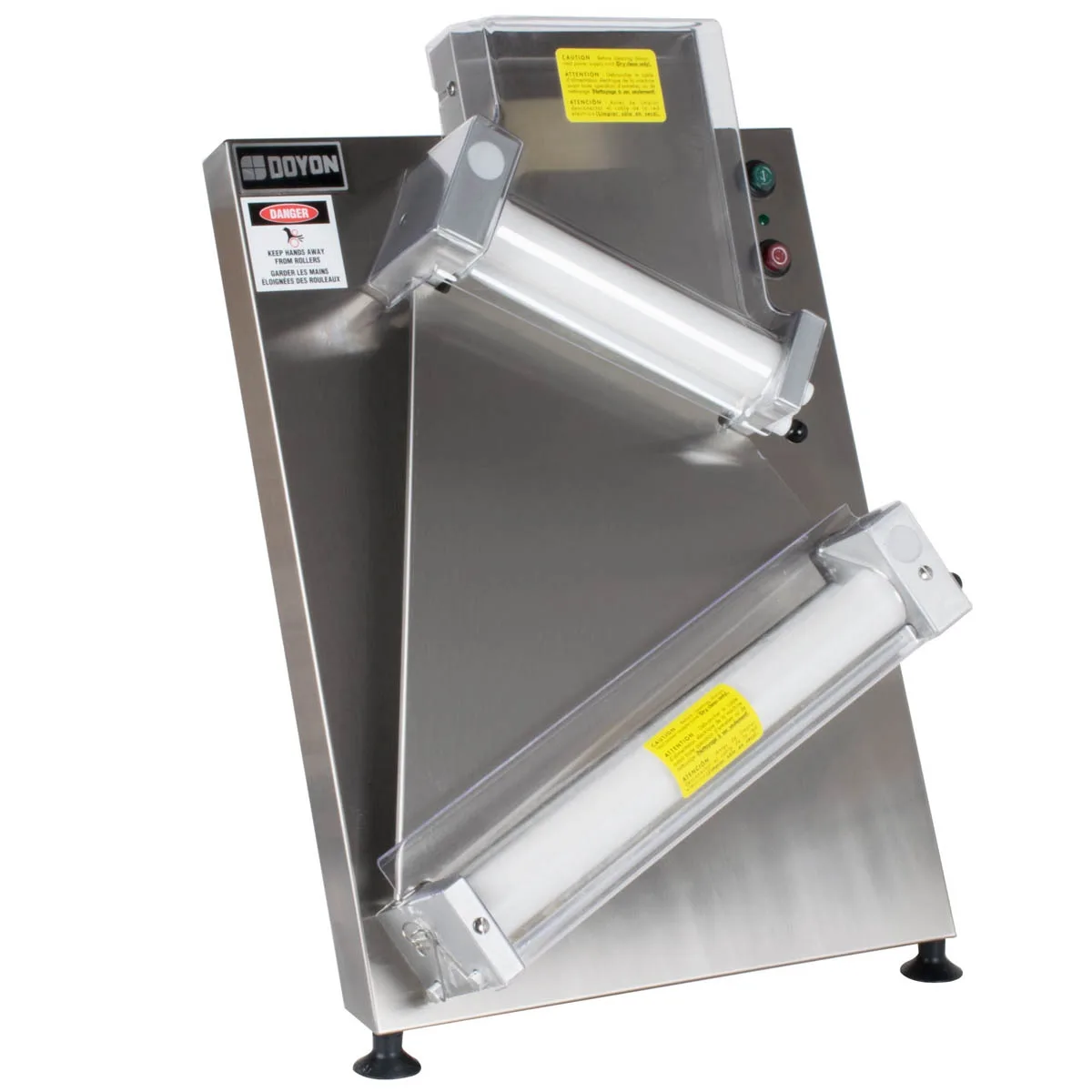 Doyon DL18DP Countertop Double Pass Dough Sheeter, 18″ Diagonal Two Rollers, 1/2 Hp