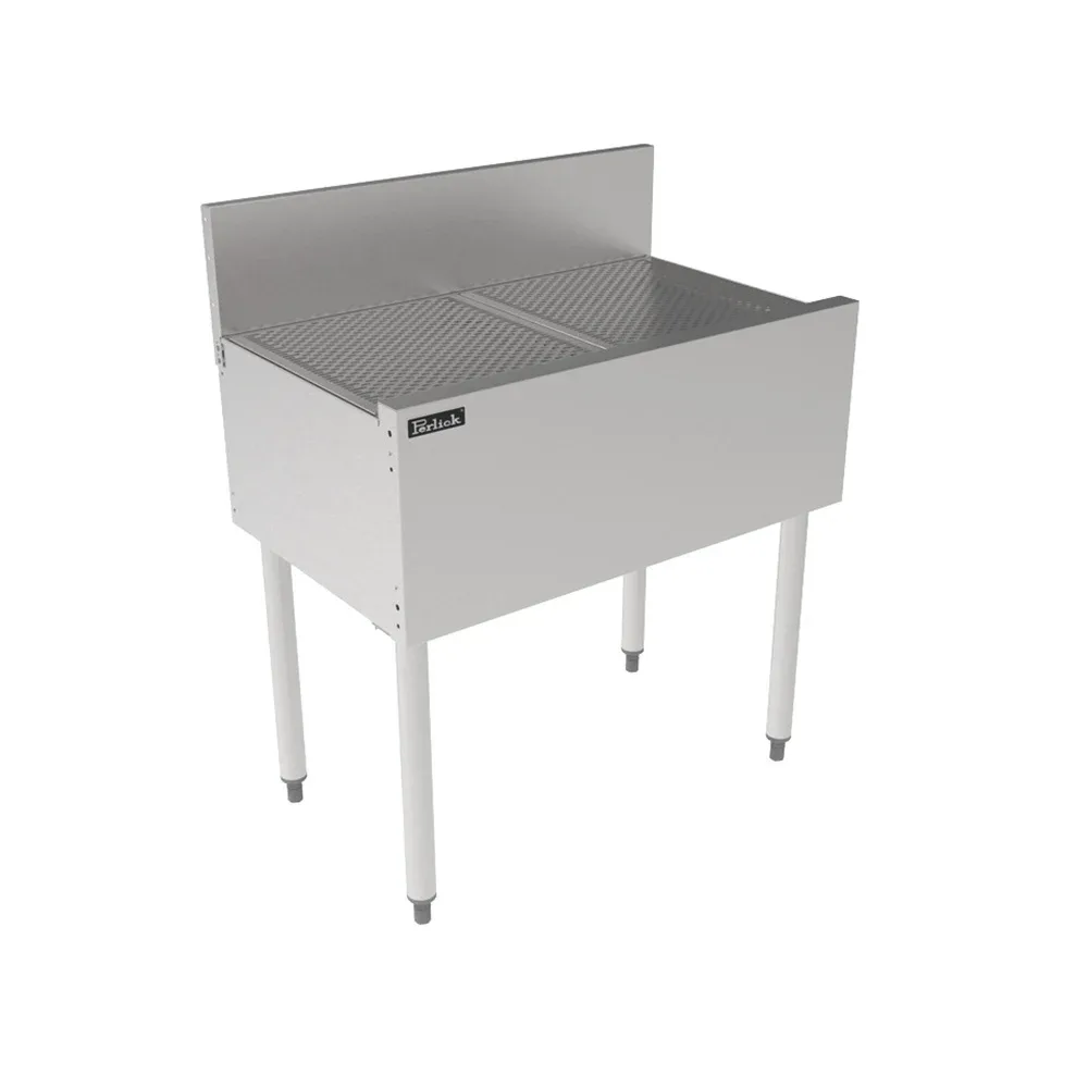 Perlick TS30DB Underbar Freestanding Drainboard – 6″ Backsplash, 30″ x 18 9/16″ 2