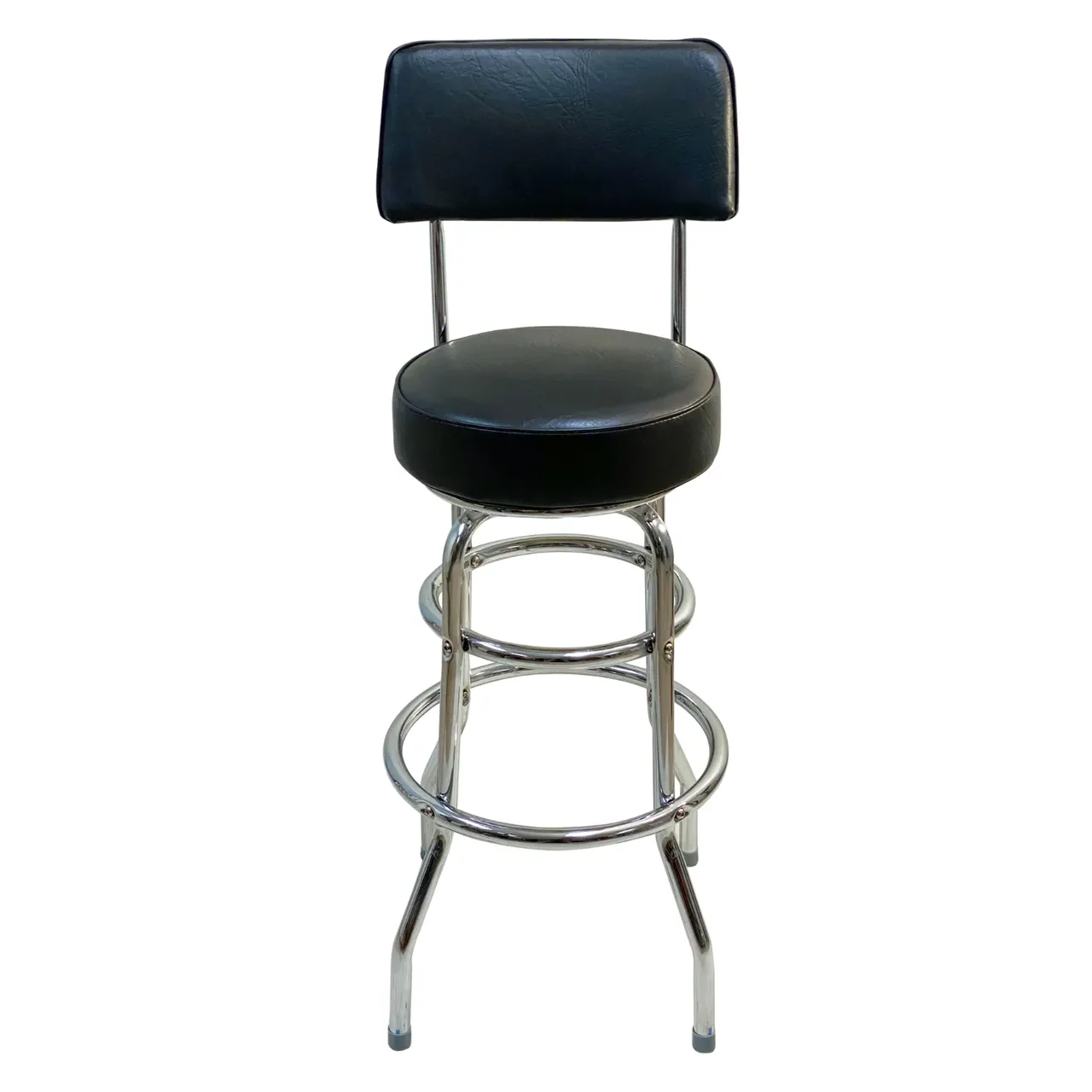 AAA Furniture Wholesale DRB/BACK Bar Stool with Upholstered Back & Seat