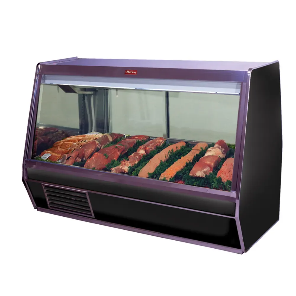 Howard-McCray SC-CMS32E-4-BE-LED 50″ Full Service Red Meat Case w/ Straight Glass – (1) Level, 115v