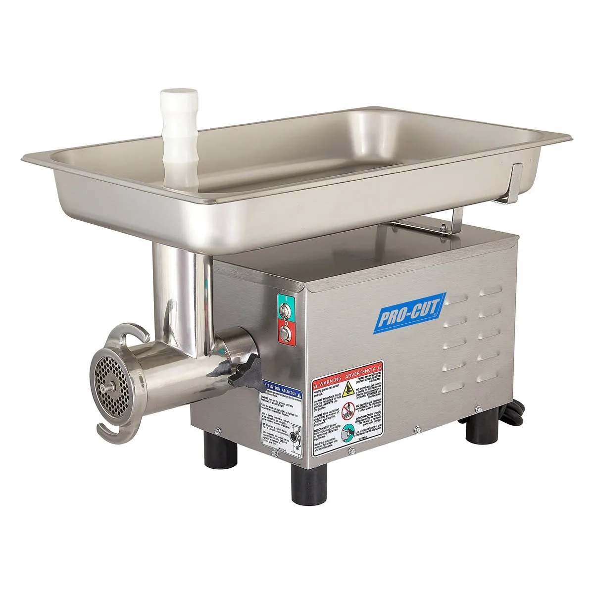 Pro-Cut KG-12-SS Bench Model Electric Meat Grinder, #12 Hub, 3/4 Hp