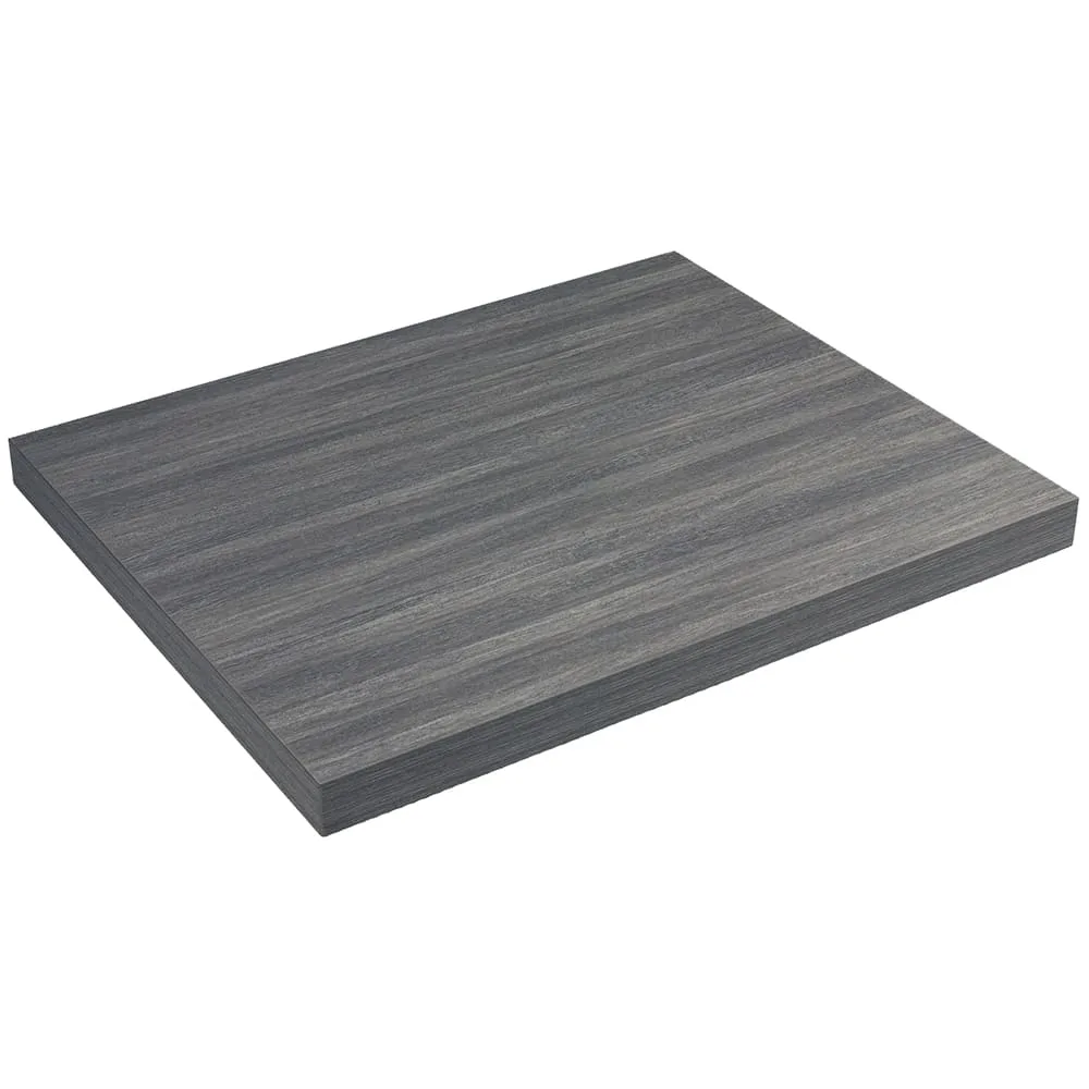 American Tables & Seating 24″ x 30″ Rectangular Laminate Table Top, Standard Light Gray (ATE2430-GY)