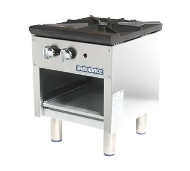 Turbo Air TASP-18 18″ Gas Stock Pot Range w/ (1) Three Ring Burner, 79.000 BTU