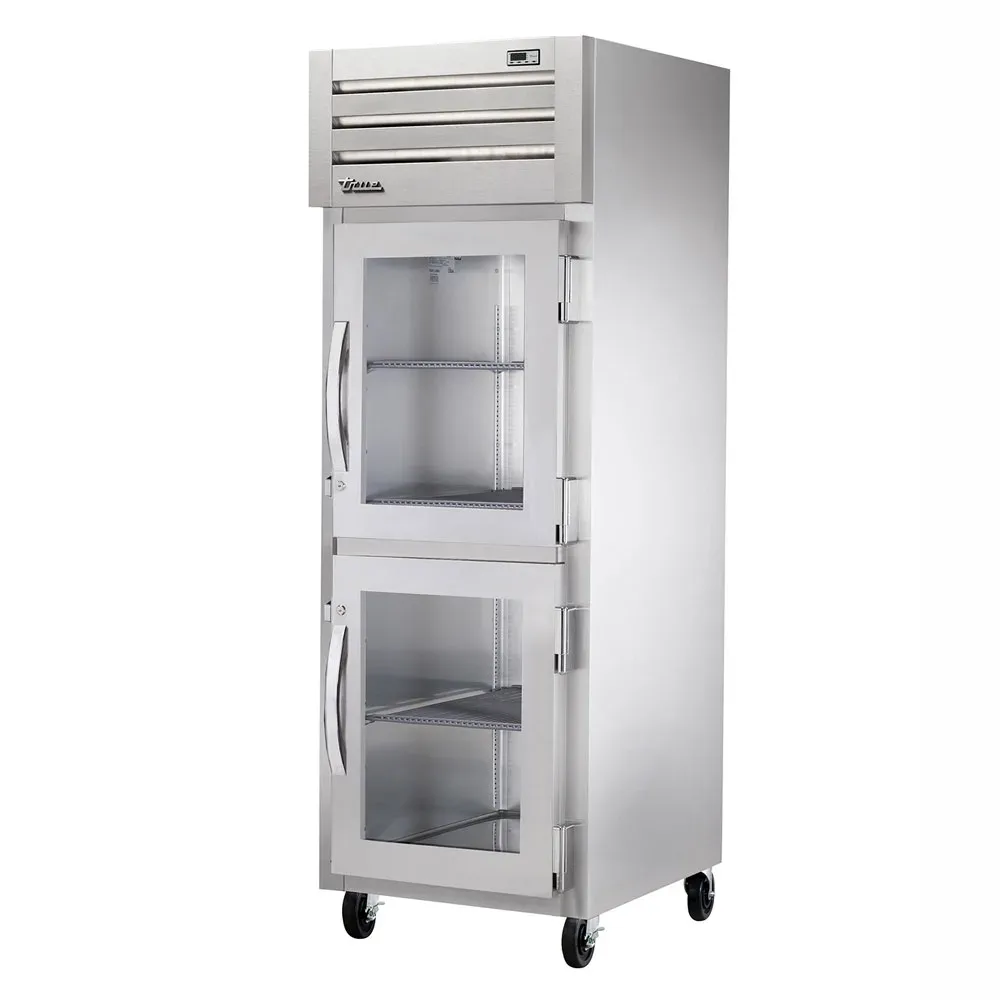 True STA1R-2HG-HC 27 1/2″ One Section Reach In Refrigerator, (2) Right Hinge Glass Doors, 115v