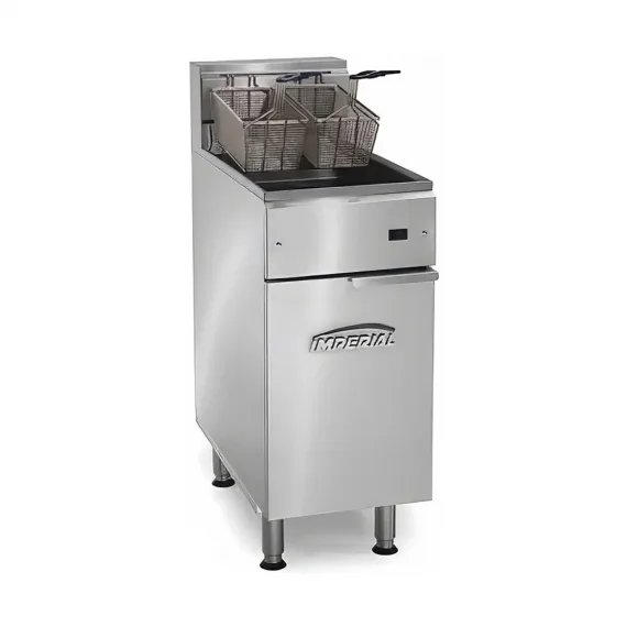 Imperial IFS-75 Gas Fryer – (1) 75 lb Vat, Floor Model, Natural Gas, 175,000 BTU