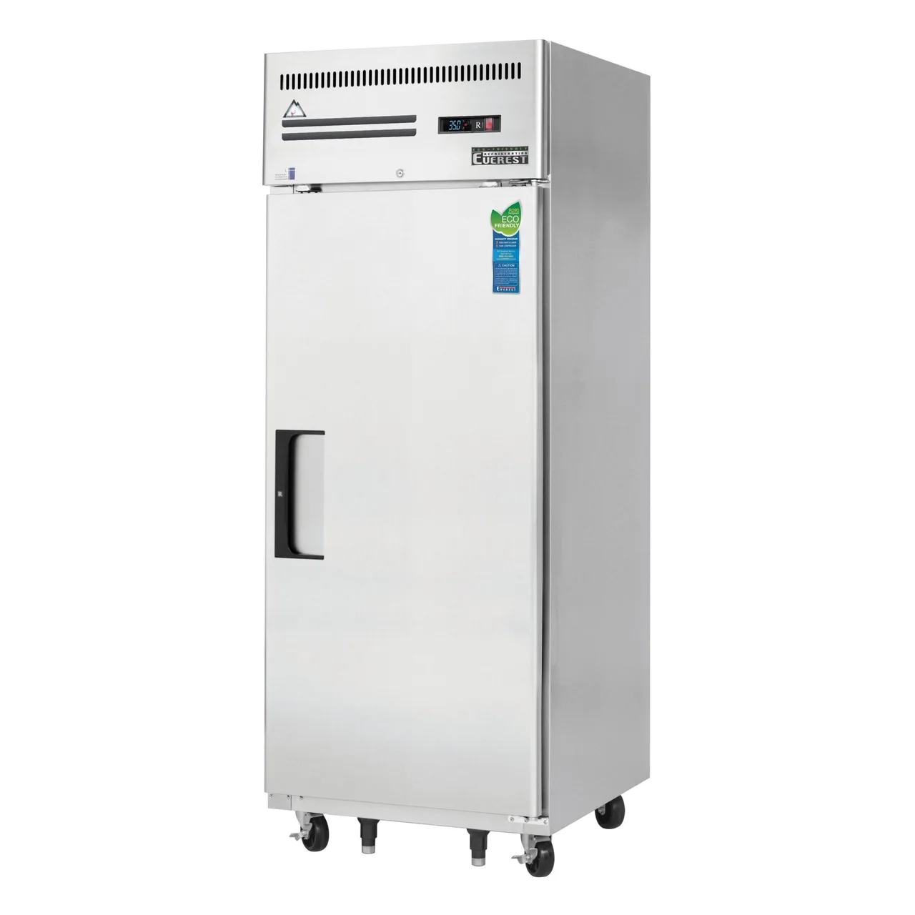 Everest ESR1 29″ One Section Reach-In Refrigerator w/ Solid Full Door, Top Mount, Stainless Steel, 23 cu. ft.