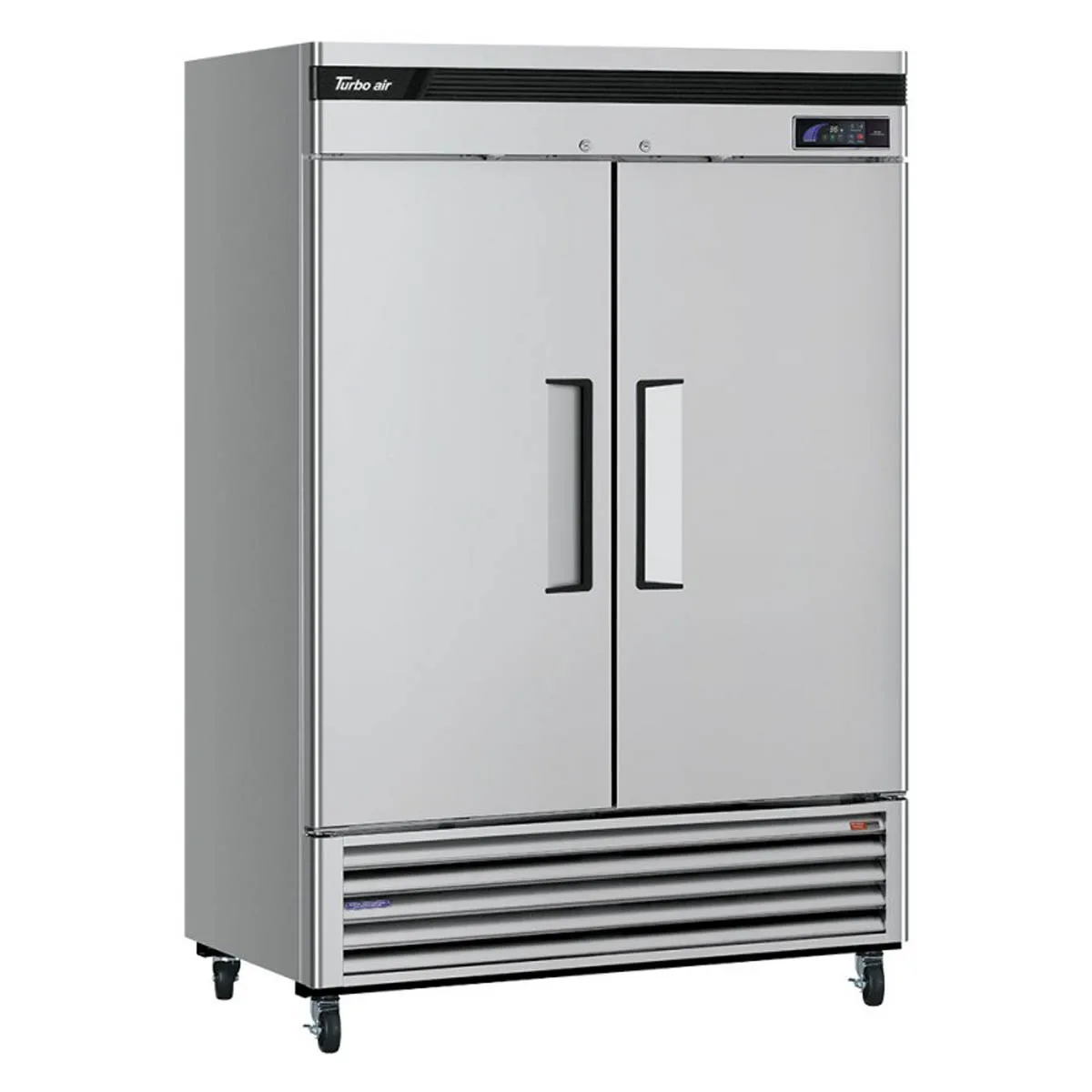 Turbo Air TSR-49SD-N6 54″ Two Section Super Deluxe Reach-In Refrigerator w/ 2 Solid Doors, Bottom Mount, 43 cu. ft. 2