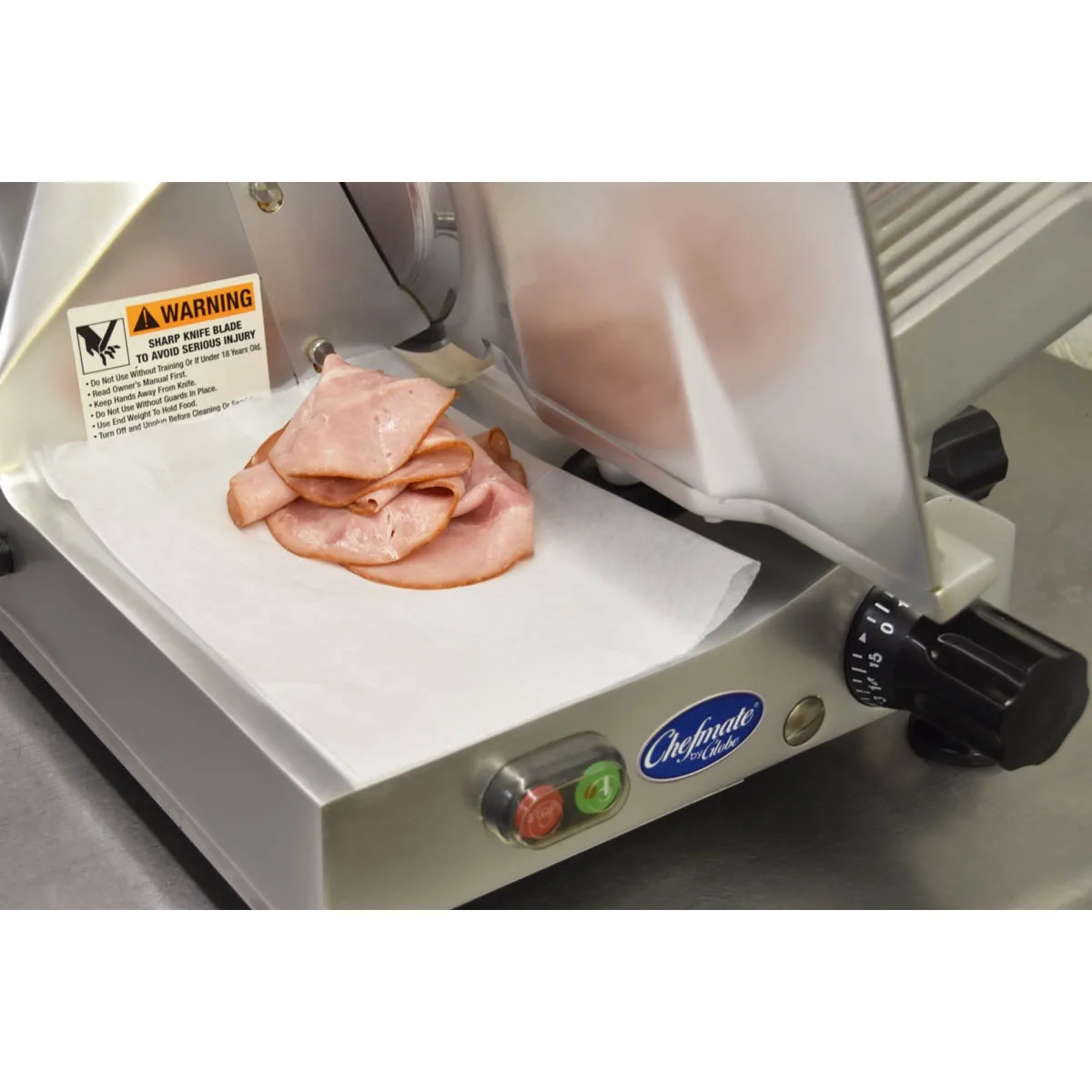Globe C10 Manual Meat Slicer w/ 10″ Blade, Belt Driven, Aluminum, 1/4 hp 2