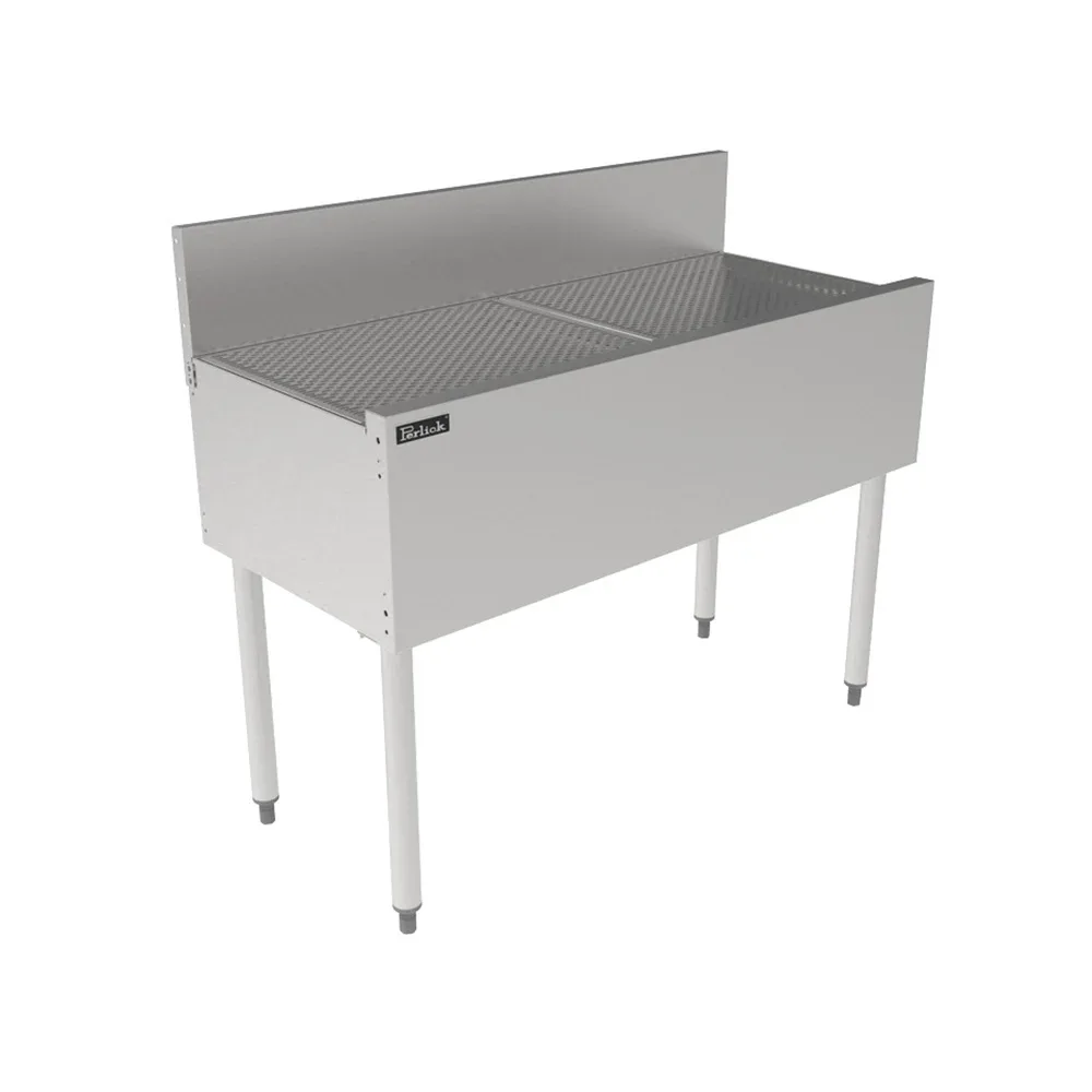 Perlick TS42DB Underbar Freestanding Drainboard – 6″ Backsplash, 42″ x 18 9/16″ 2