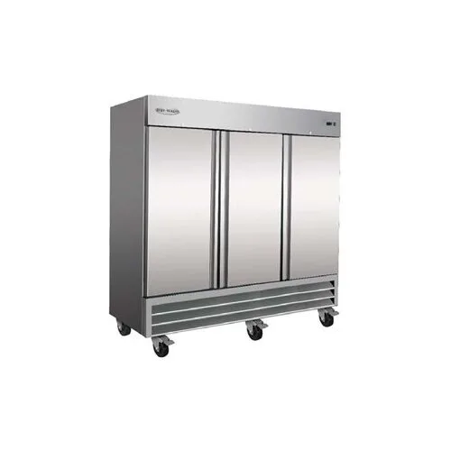 Serv-Ware RF3-HC 81″ Three Section Solid Door Reach-In Freezer
