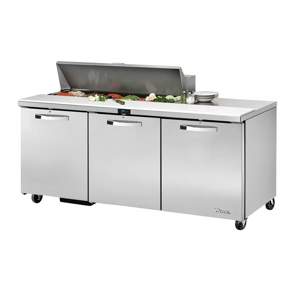 True TSSU-72-12-HC~SPEC3 72″ Spec Series® Sandwich/Salad Prep Table w/ Refrigerated Base, 115v