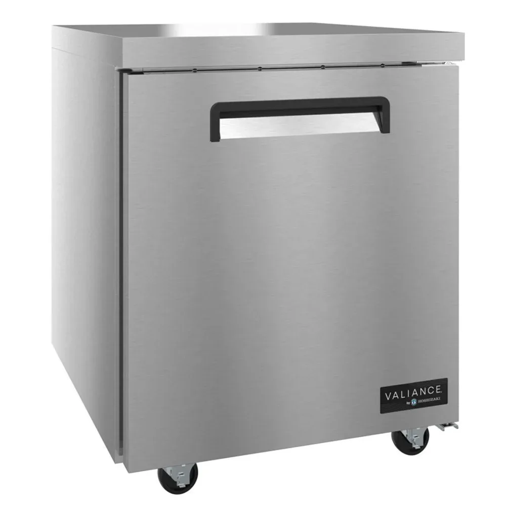 Hoshizaki VUF27A 26 3/4″ Valiance® Undercounter Freezer w/ (1) Section & (1) Door, 115v
