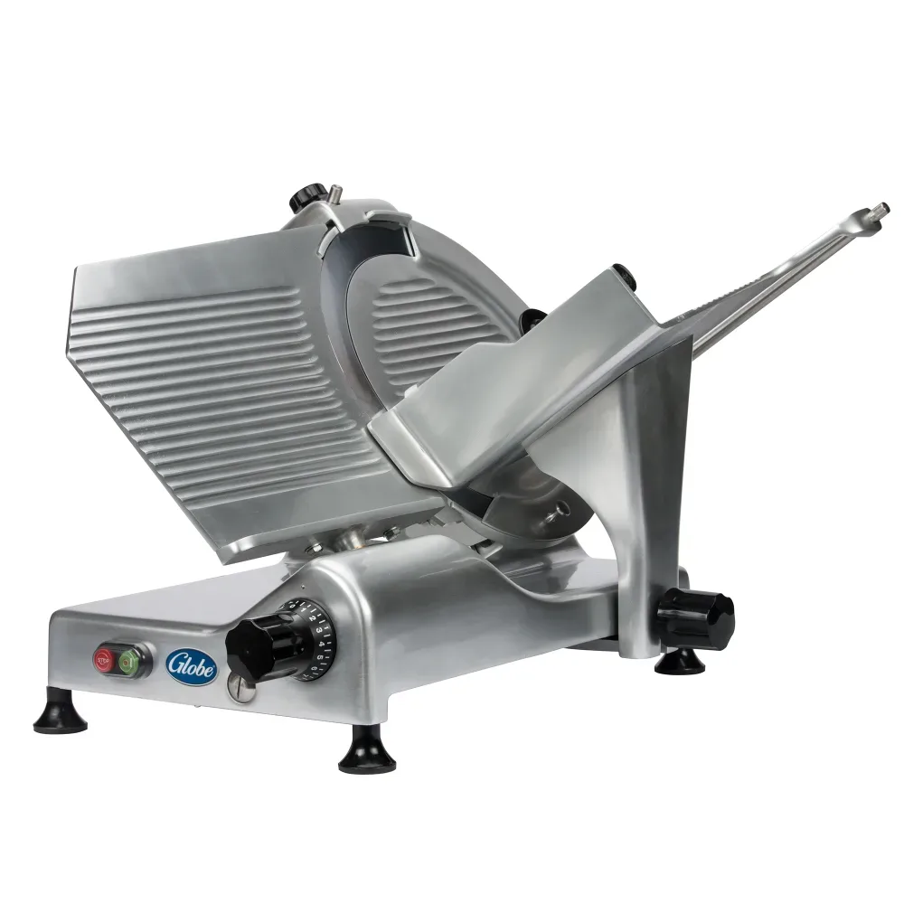 Globe G14 Manual Meat & Cheese w/ 14″ Blade, Belt Driven, Aluminum, 1/2 hp