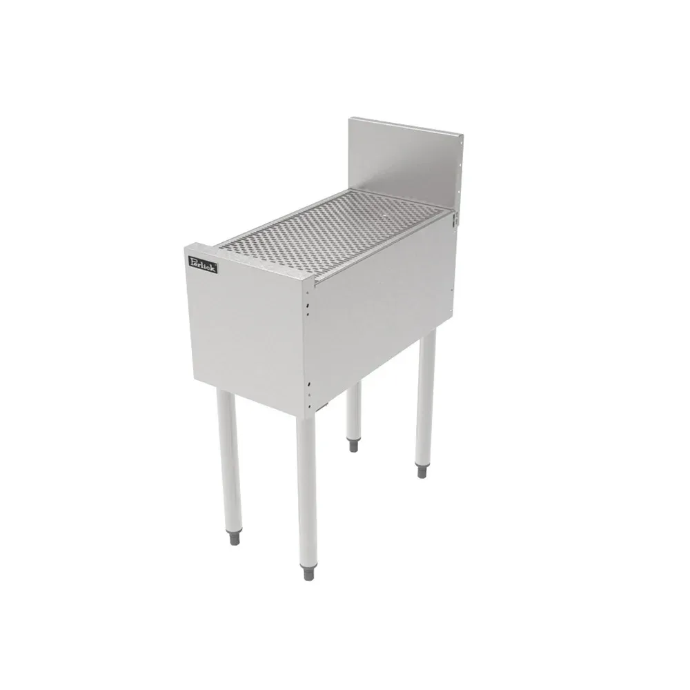 Perlick TSF12DB Underbar Freestanding Drainboard – 6″ Backsplash, 12″ x 24″