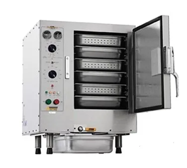 AccuTemp S62083D150 Countertop Electric Convection Steamer, Boilerless, 6 Pans
