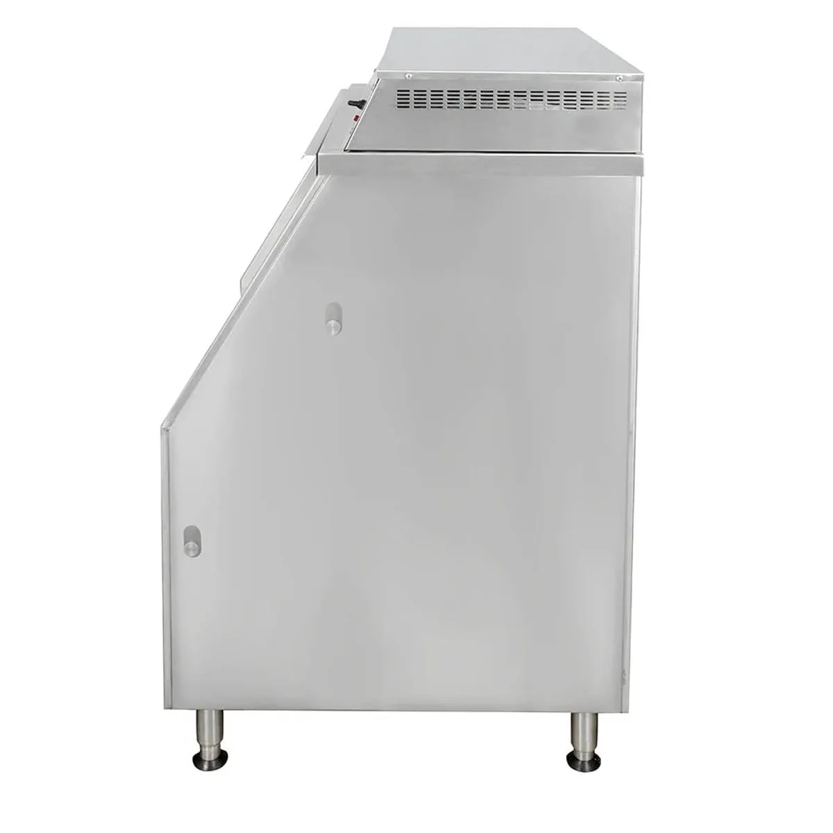 Carter-Hoffmann CW4E Gravity Feed Chip Warmer w/ 44 gallon Capacity – Stainless, 120v 4