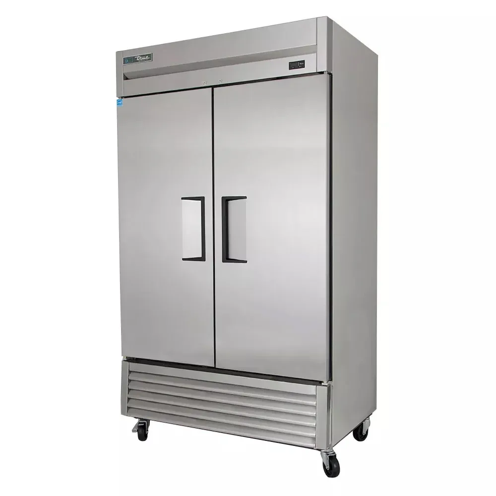 True T-43F-HC 47″ Two Section Reach In Freezer, (2) Solid Doors, 115v